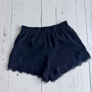 Zara - Black Lace Shorts